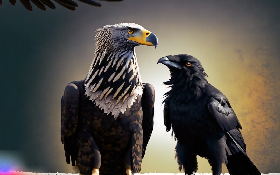 eagle and crow motivation